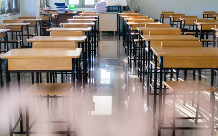 Leeres Klassenzimmer Leeres Klassenzimmer
