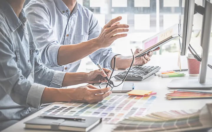 Besprechung Farbauswahl für den Druckvorgang Besprechung Farbauswahl für den Druckvorgang