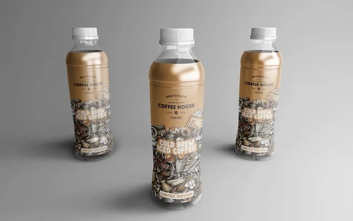 Flasche mit Shrink Sleeve