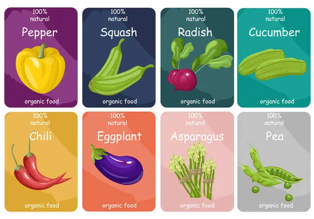 Etikettenreihe für Gewürze Etikettenreihe für Gewürze