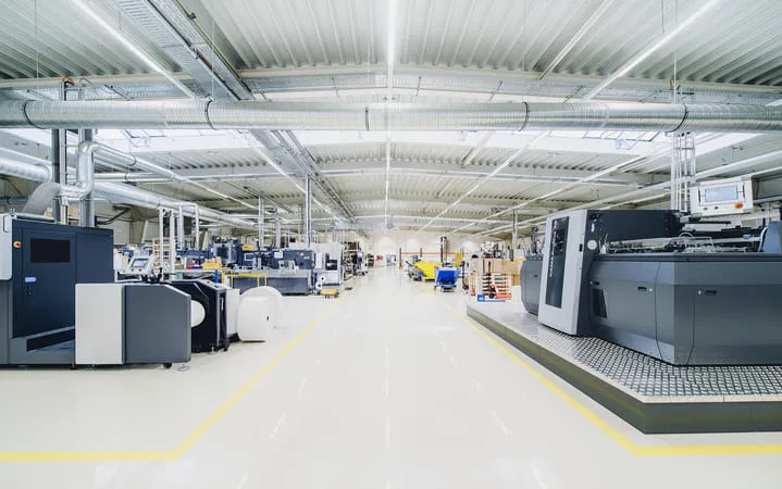 Labelprint24 Produktionshalle Labelprint24 Produktionshalle