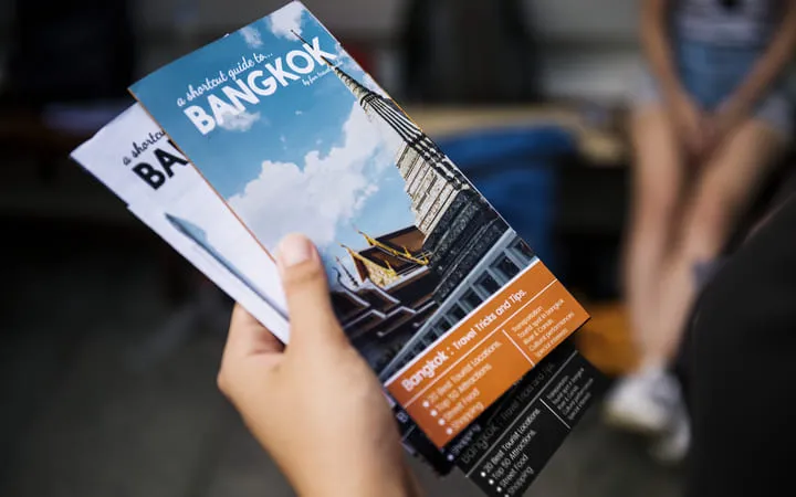 Broschüre von Bankok Broschüre von Bankok