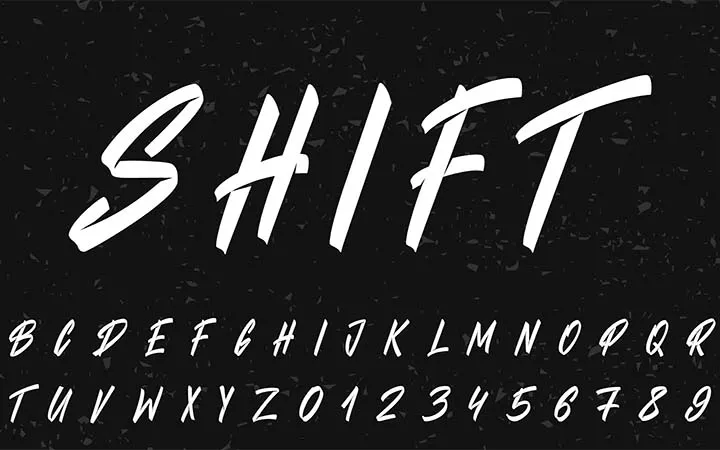 Geschwungene Schrift auf schwarzem Hintergrund Geschwungene Schrift auf schwarzem Hintergrund