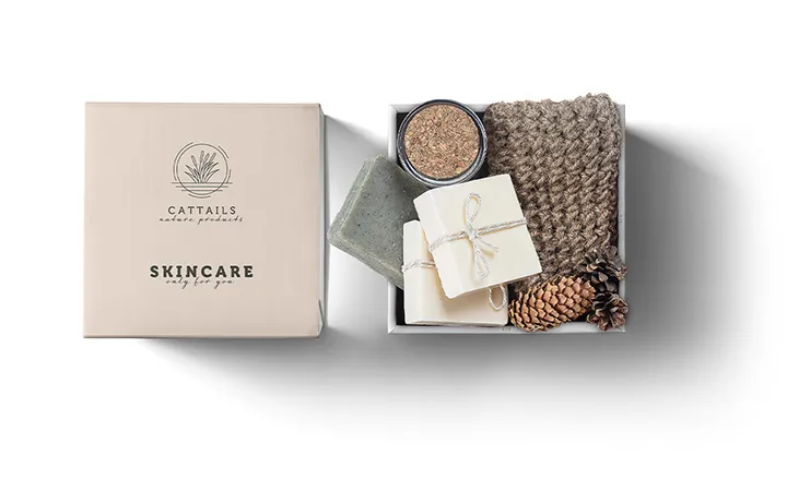 Stülpschachtel aus Graukarton Stülpschachtel aus Graukarton