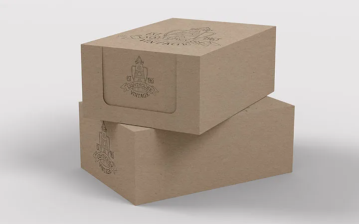 Thekendisplay aus Kraftkarton Thekendisplay aus Kraftkarton