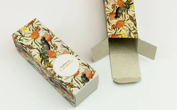 Faltschachtel aus Recyclingkarton Faltschachtel aus Recyclingkarton