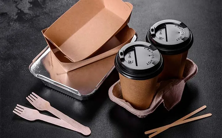 Imballaggi in cartone ondulato per take away Imballaggi in cartone ondulato per take away