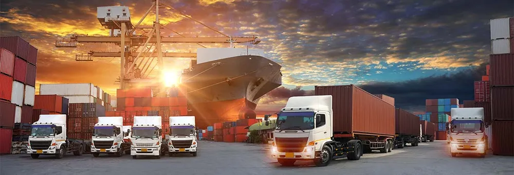 Verschiedene Transportmittel der Logistik Verschiedene Transportmittel der Logistik