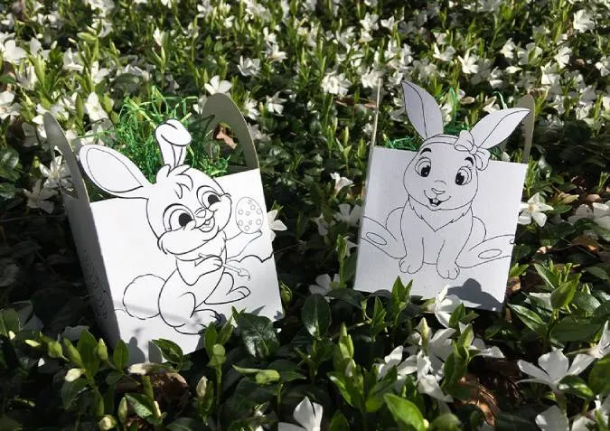 Osterkörbchen im Gras Osterkörbchen im Gras