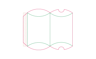 Kissenschachtel Aufbau 