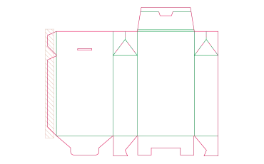 Beutelschachtel mit Steckboden Aufbau 