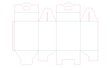 Tragegriffschachtel mit Steckboden Aufbau 