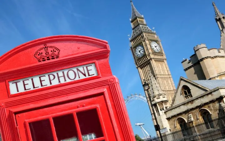 red telephone box and big ben red telephone box and big ben