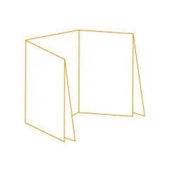 Kreuzbruch-Wickelfalz Beipackzettel