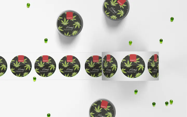 Rollenetiketten mit Veredelung Rollenetiketten mit Veredelung