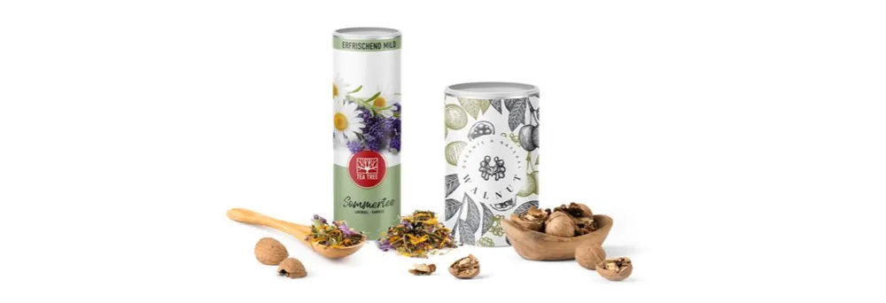 Cardboard cans for many products