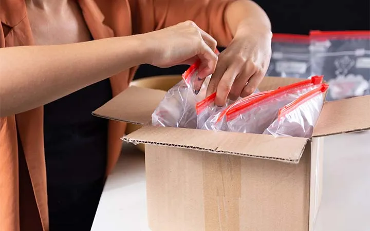 Versandkarton für Chemiebranche Versandkarton für Chemiebranche