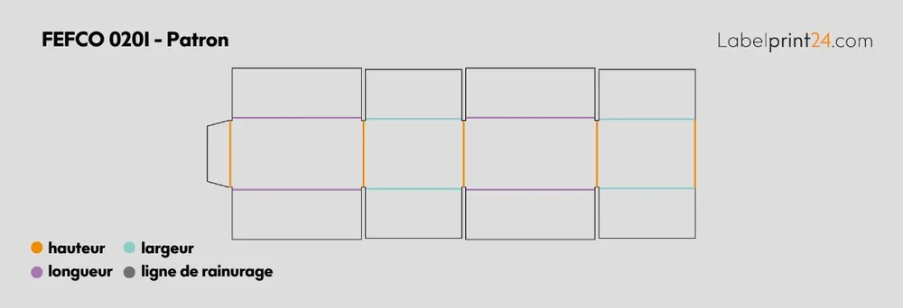 FEFCO 0201 - Patron FEFCO 0201 - Patron