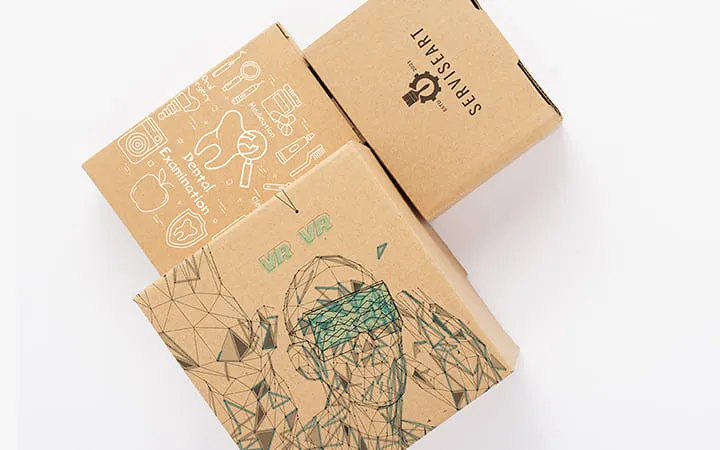 bedruckte Faltschachteln in unterschiedlichen Grössen bedruckte Faltschachteln in unterschiedlichen Grössen