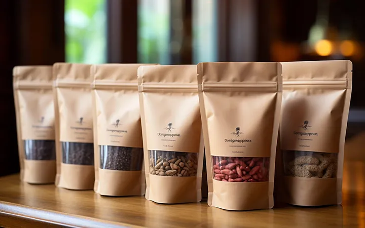 Wiederverschließbare Beutel mit Sichtfenster Wiederverschließbare Beutel mit Sichtfenster