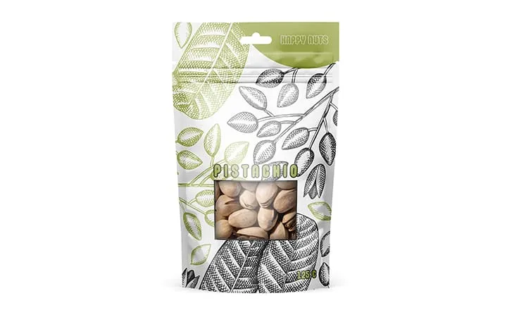 Standbodenbeutel bedruckt mit Sichtfenster Doypack imprimé avec fenêtre transparente