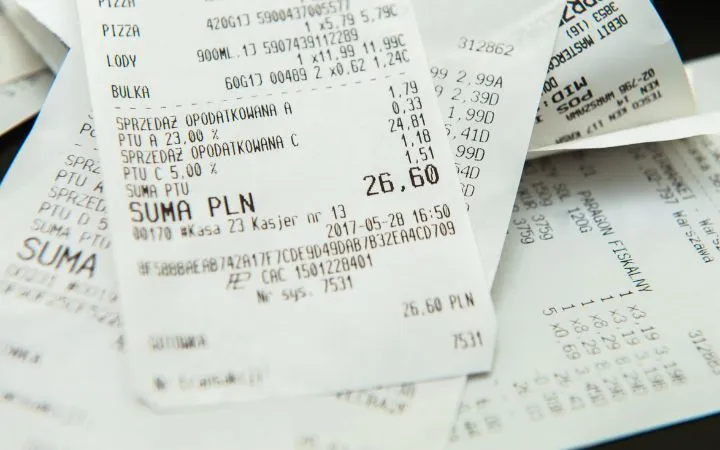 Ticket de caisse Ticket de caisse