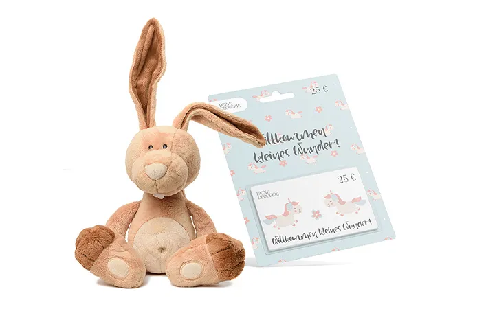 Kartonzuschnitt für Gutscheinkarte Kartonzuschnitt für Gutscheinkarte