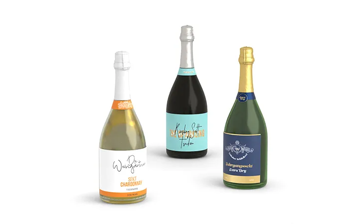 Étiquettes vierges pour champagne Étiquettes vierges pour champagne