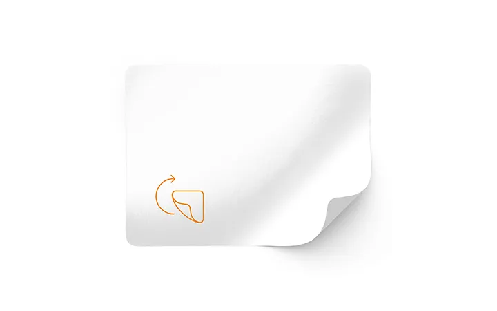 Ablösbares Etikett Ablösbares Etikett