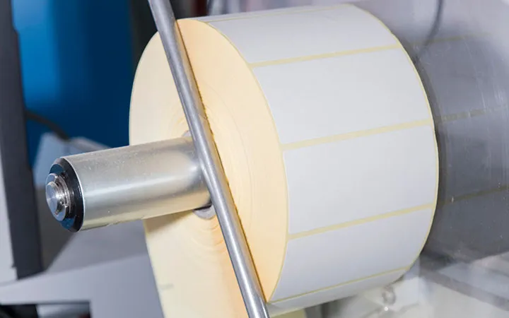 Etiketten auf Rolle Etiketten auf Rolle