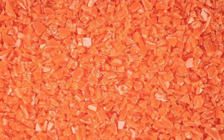 orangene Rezyklate orangene Rezyklate