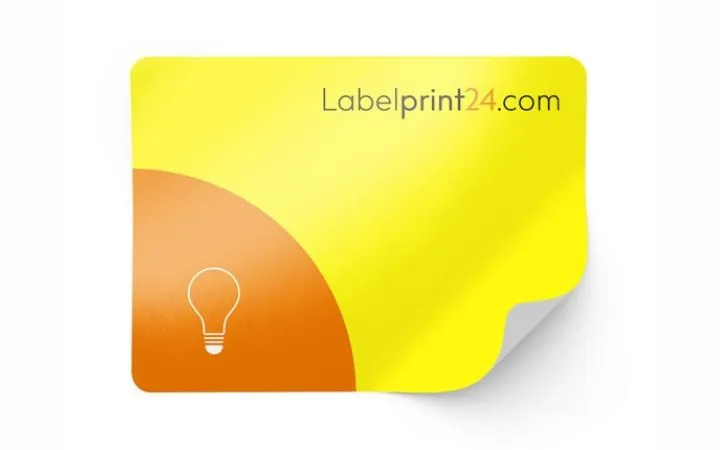 Étiquettes en papier fluorescent