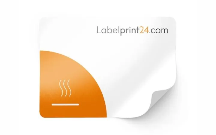 Étiquettes imprimées en papier thermique