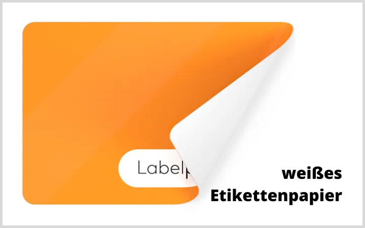 Weißes Etikettenpapier von Labelprint24 Weißes Etikettenpapier von Labelprint24