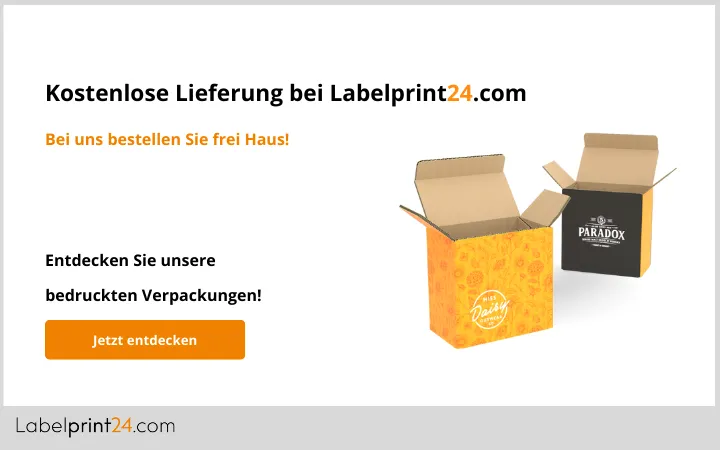 Kostenlose Lieferung bei Labelprint24.com Kostenlose Lieferung bei Labelprint24.com