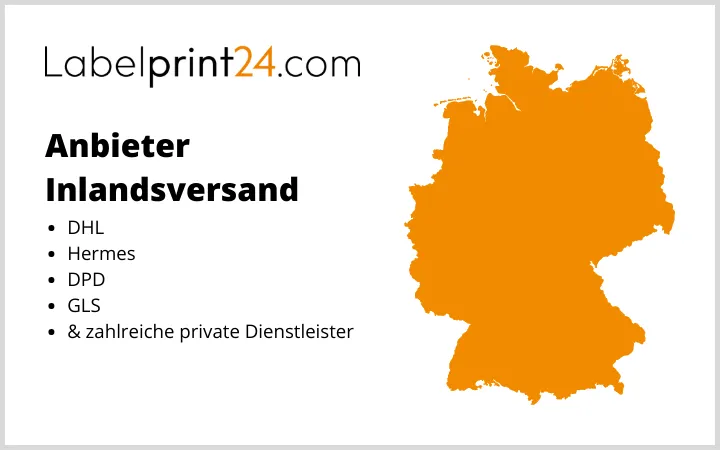 Versand Anbieter innerhalb Deutschlands Versand Anbieter innerhalb Deutschlands