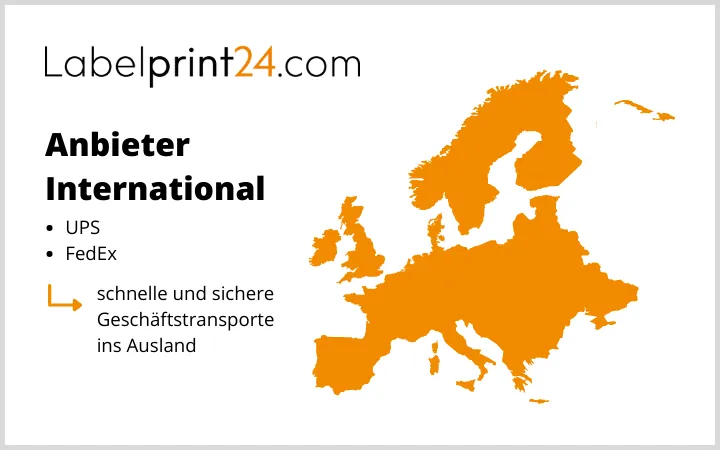 Versand Anbieter außerhalb Deutschlands - international Versand Anbieter außerhalb Deutschlands - international