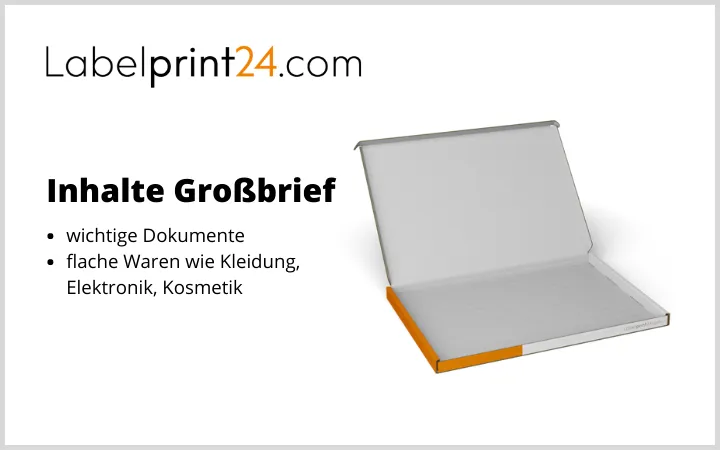 Inhalte des Großbriefes Inhalte des Großbriefes