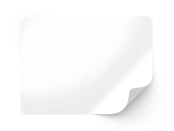 Blank labels on rolls