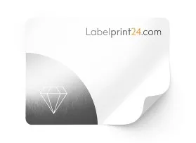 Labels with finishing Labels with finishing