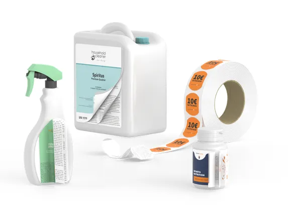 Booklet labels Booklet labels