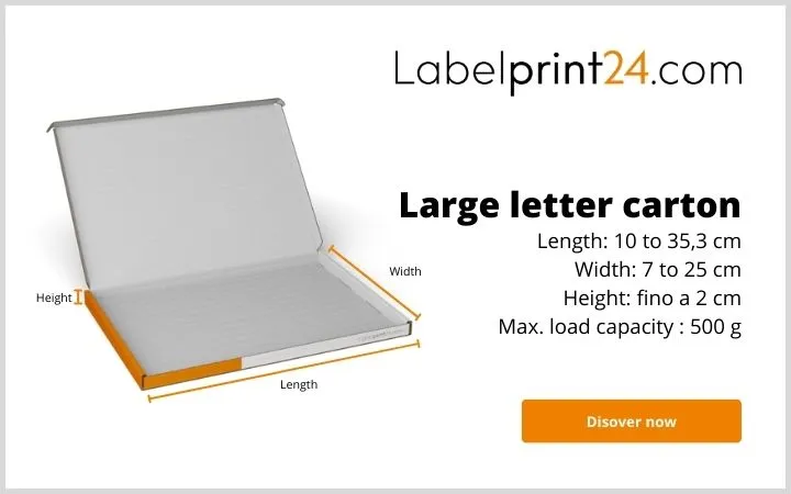 Large letter carton